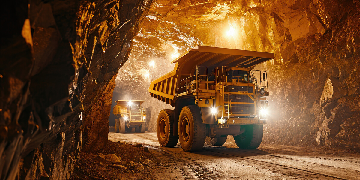 Underground mining truck